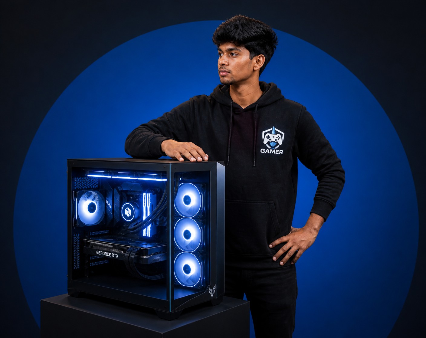 High-performance gaming PC at Sun Computers Tirunelveli